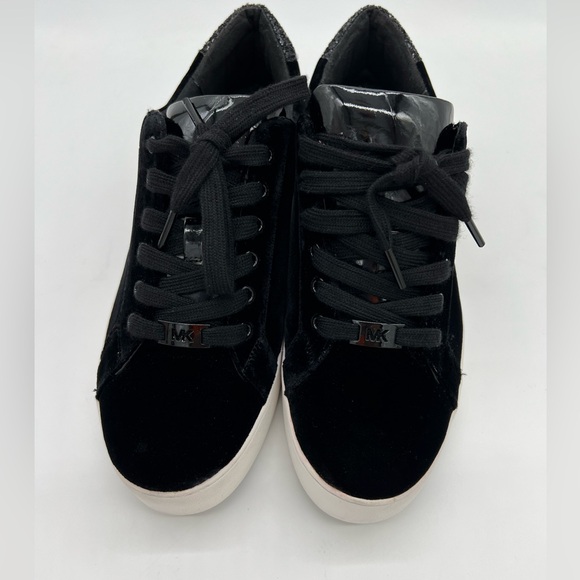 MICHAEL Michael Kors Black Velvet Irving Sneakers Womens Size 11M - Picture 14 of 14